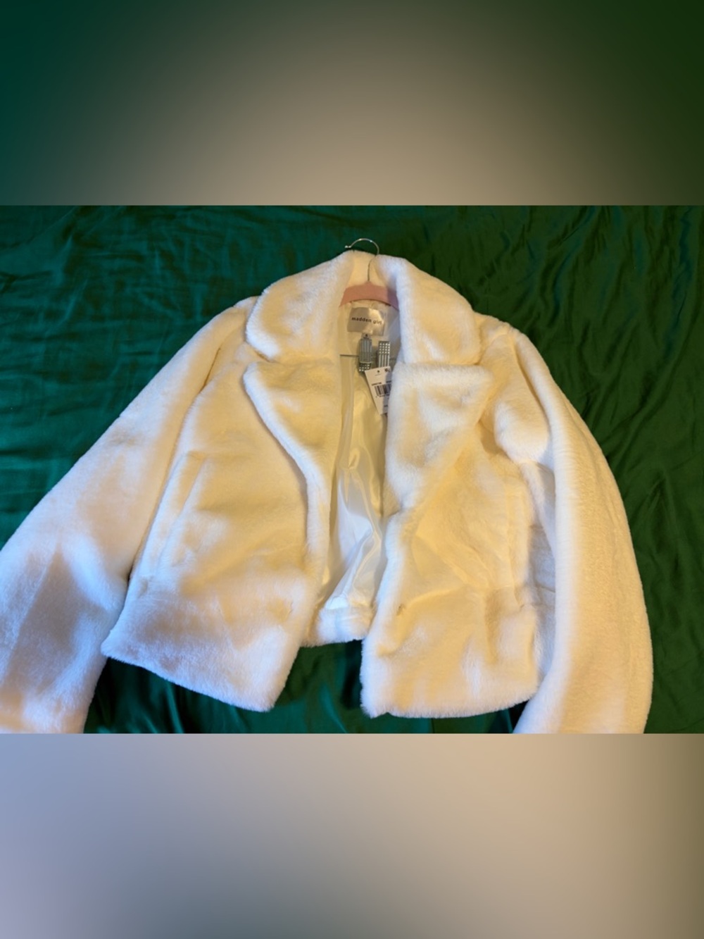 Faux fur coat